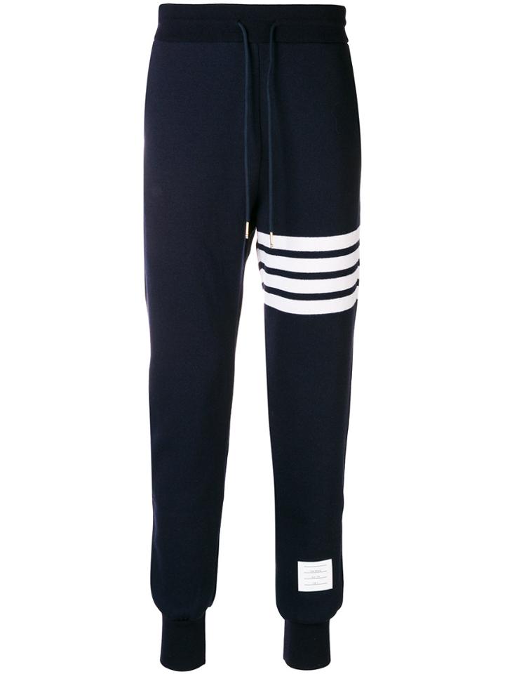 Thom Browne Striped Track Pants - Blue