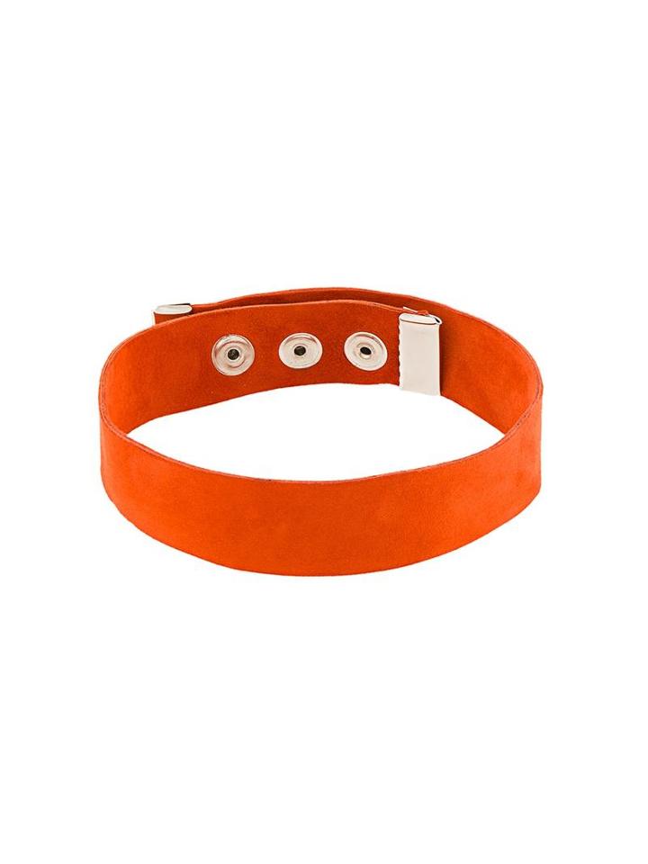 Manokhi Snap Closure Choker, Women's, Yellow/orange