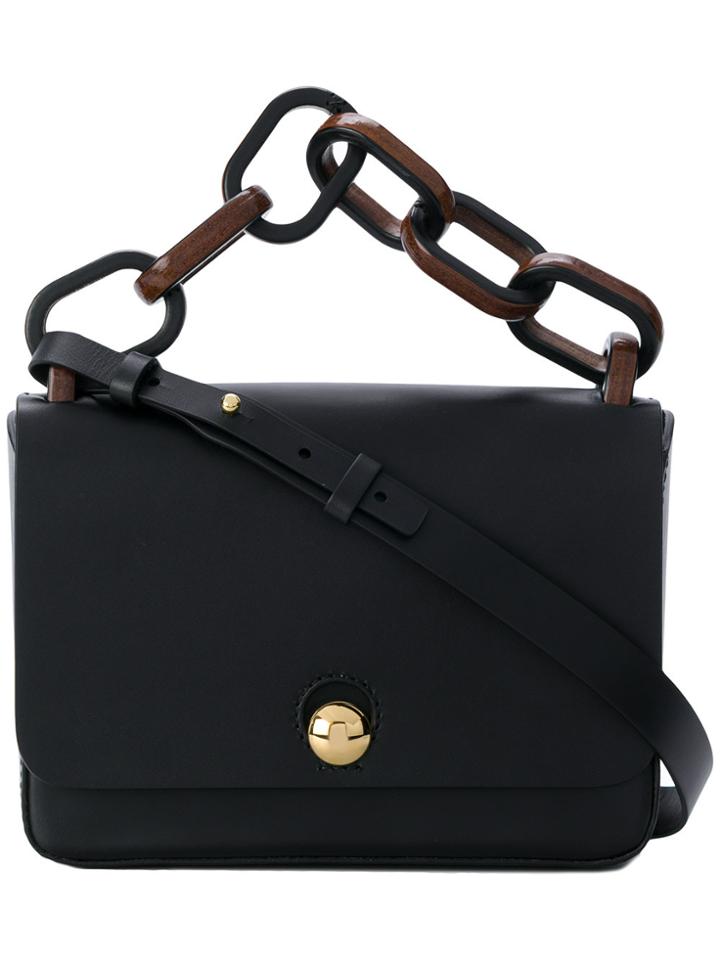 Sophie Hulme Small Spring Tote - Black