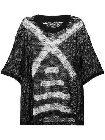 Newams Spray Painted T-shirt - Black