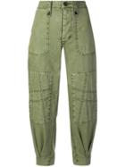 Zadig & Voltaire Pia Military Trousers - Green