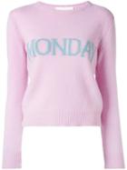 Alberta Ferretti Monday Jumper, Women's, Size: 44, Pink/purple, Cashmere/virgin Wool