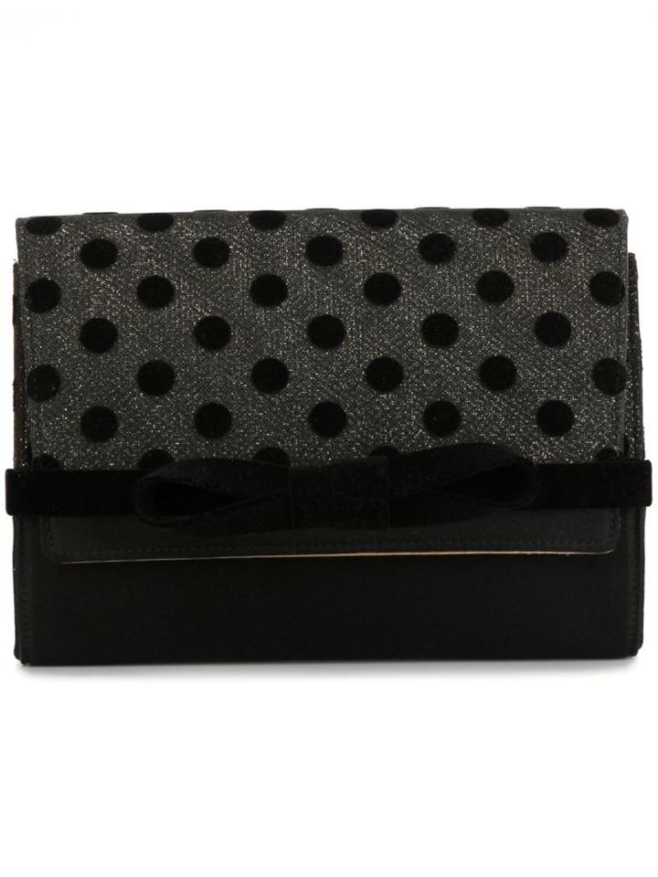 Jimmy Choo 'bow' Clutch, Women's, Black