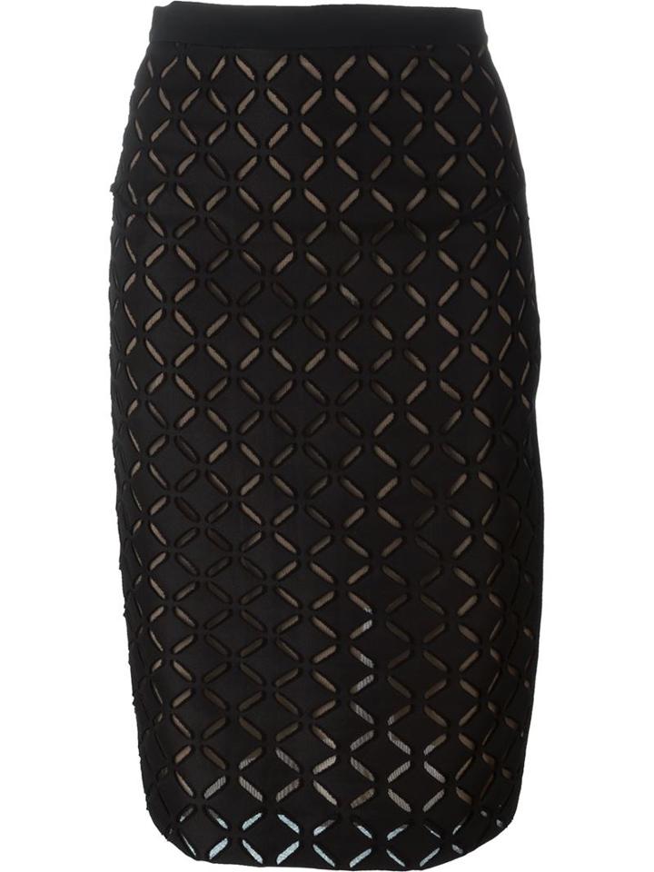 Roland Mouret Cut-out Pencil Skirt