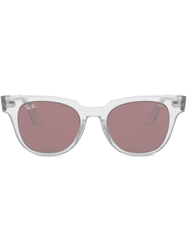 Ray-ban Meteor Round Sunglasses - Purple