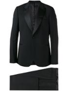 Paul Smith - Satin-trimmed Suit - Men - Wool/spandex/elastane/viscose - 50, Black, Wool/spandex/elastane/viscose
