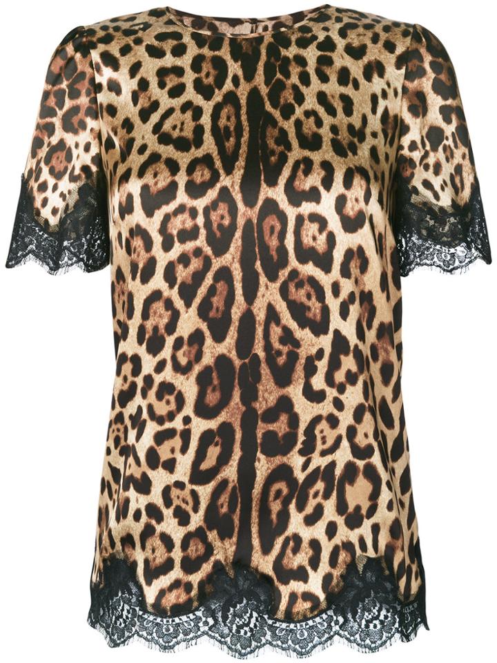 Dolce & Gabbana Leopard Print Top - Unavailable