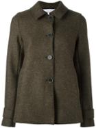 Harris Wharf London Buttoned Jacket, Women's, Size: 44, Green, Virgin Wool