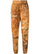 Heron Preston Camouflage Print Track Pants - Orange