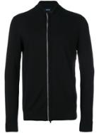 Armani Jeans Zipped Cardigan - Black