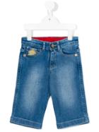 Billionaire Kids - Embroidered Jeans - Kids - Cotton/spandex/elastane - 12 Yrs, Blue