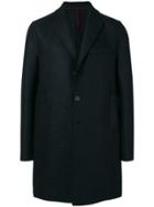 Harris Wharf London One Button Single Breasted Coat - Blue