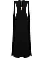 Alex Perry Clemence Long-sleeve Gown - Black
