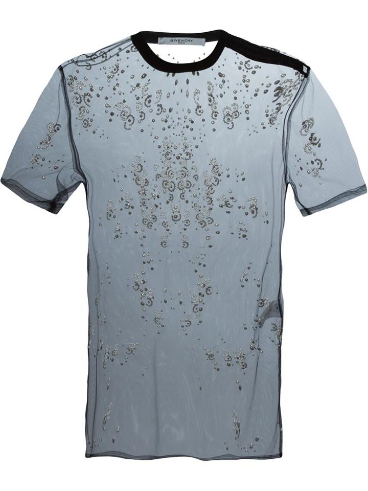 Givenchy Embellished Sheer Top