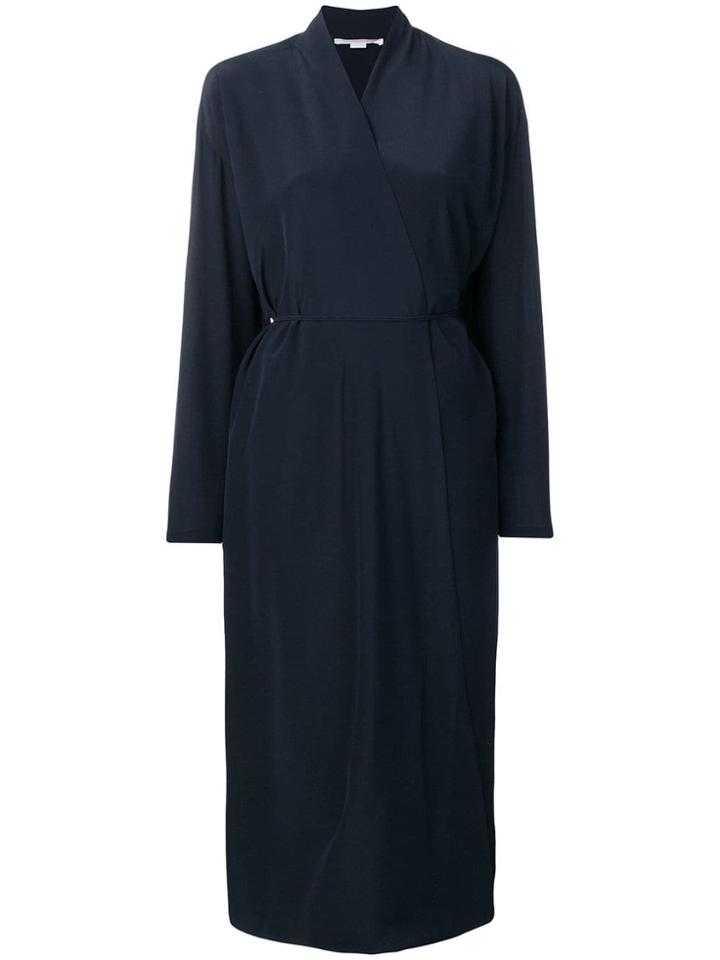 Stella Mccartney Wrap Midi Dress - Blue