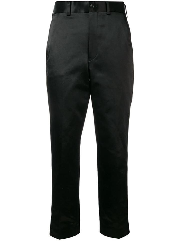 Comme Des Garçons Straight Leg Trousers - Black