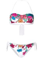 Ea7 Emporio Armani Floral-print Bikini - Multicolour