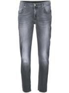 7 For All Mankind Slim Illusion Washed Jeans - Grey