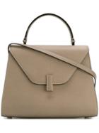 Valextra Trapeze Tote - Nude & Neutrals
