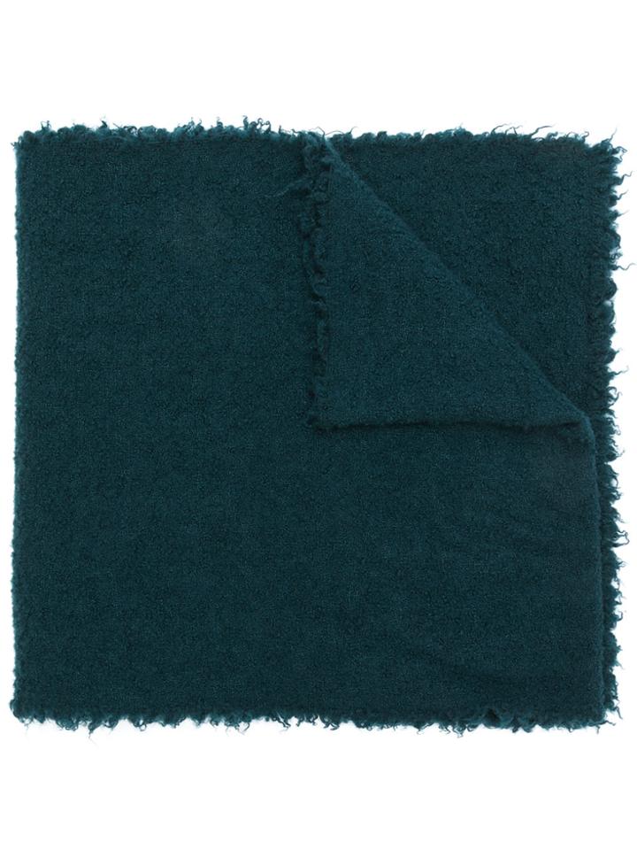Faliero Sarti Long Rectangular Scarf - Blue