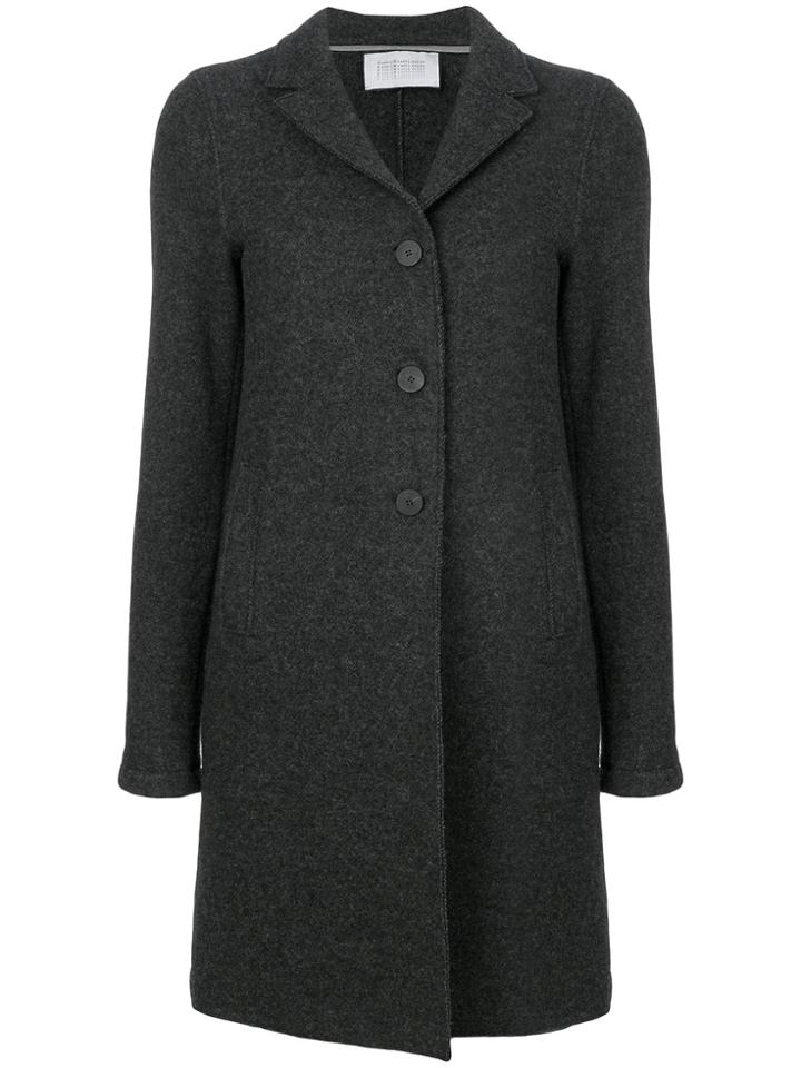 Harris Wharf London Single Breasted Coat - Grey