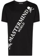 Mastermind Japan Slanted Logo Print T-shirt - Black
