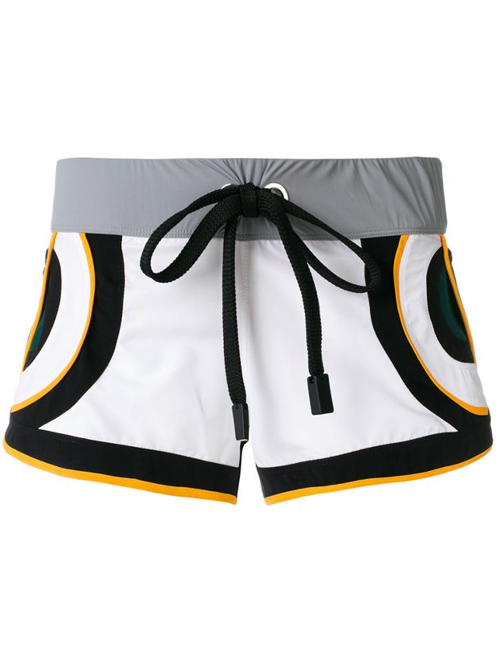 No Ka' Oi Color Block Shorts - Multicolour
