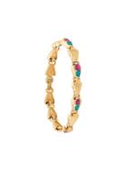 Susan Caplan Vintage 1980's Swarovski Jewel Toned Bracelet - Gold