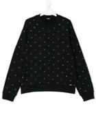 Diesel Kids Starsed Over Sweater - Black