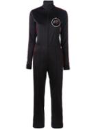 Givenchy Logo Stripe Jumpsuit, Women's, Size: 40, Black, Polyamide/polyester/cotton/viscose