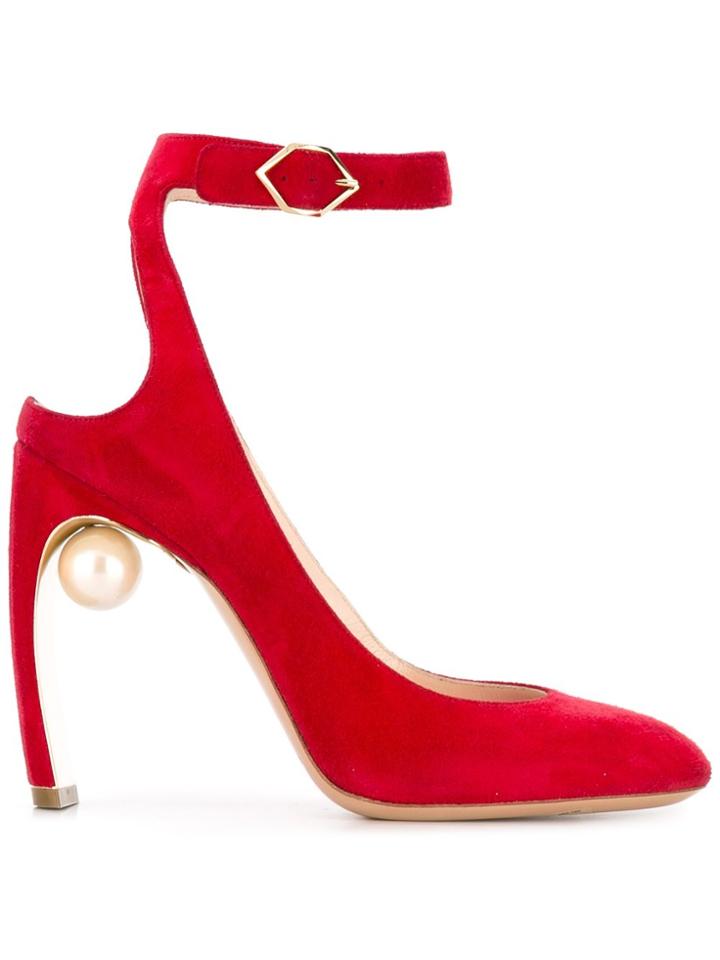 Nicholas Kirkwood Lola Pearl Pumps - Red