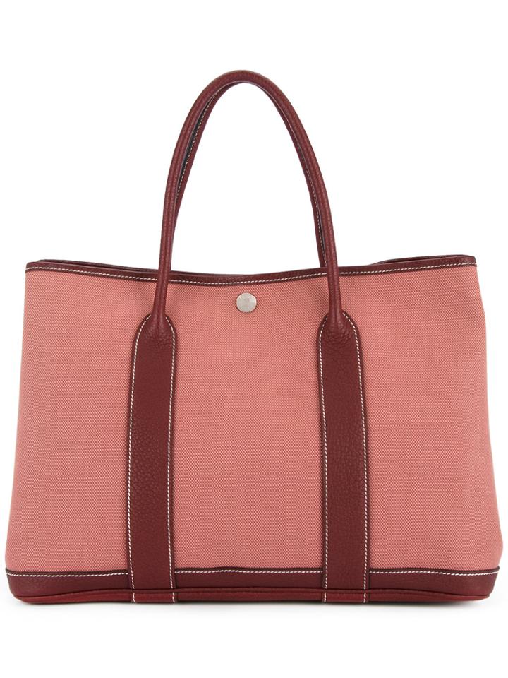 Hermès Vintage Garden Party Tote - Red