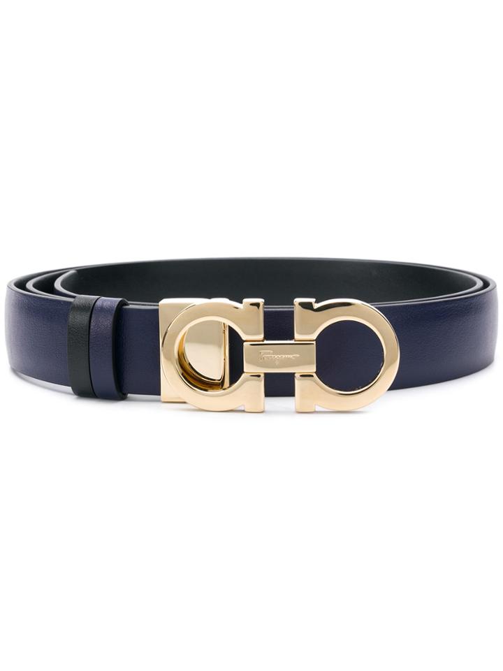Salvatore Ferragamo Gancini Belt - Blue