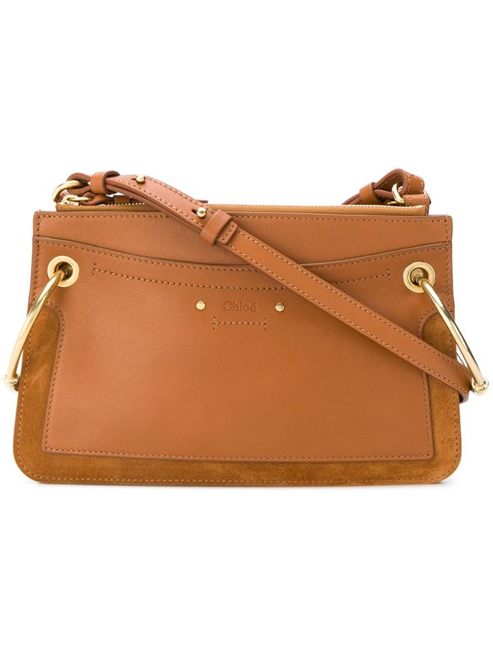 Chloé Small Roy Crossbody Bag - Brown