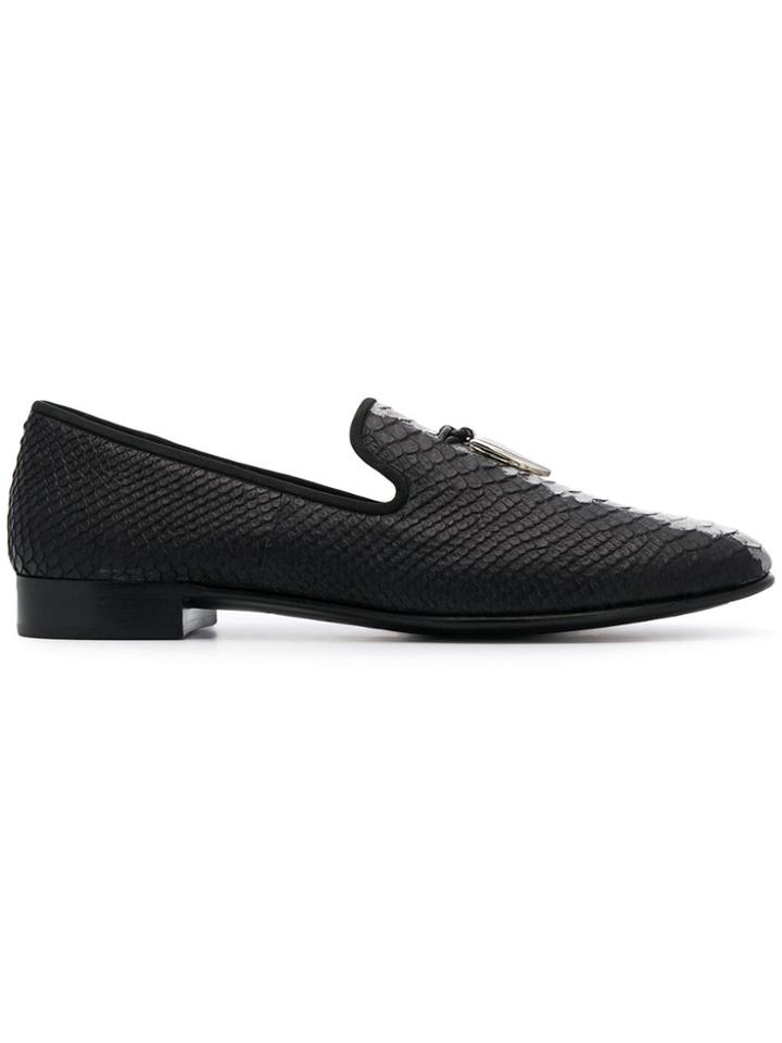 Giuseppe Zanotti Shark Loafers - Black