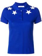 Givenchy Star Patch Polo Shirt - Blue
