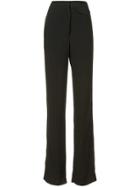 Nicole Miller High Waisted Palazzo Trousers - Black