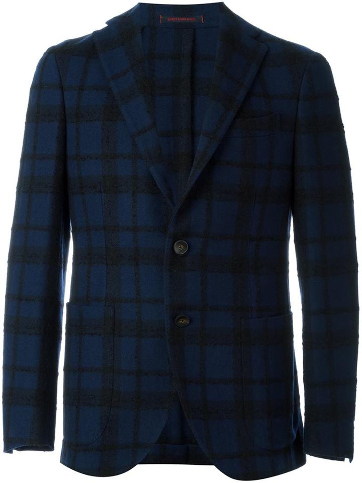 The Gigi 'degas' Blazer, Men's, Size: 52, Blue, Cotton/polyamide/cupro/other Fibers