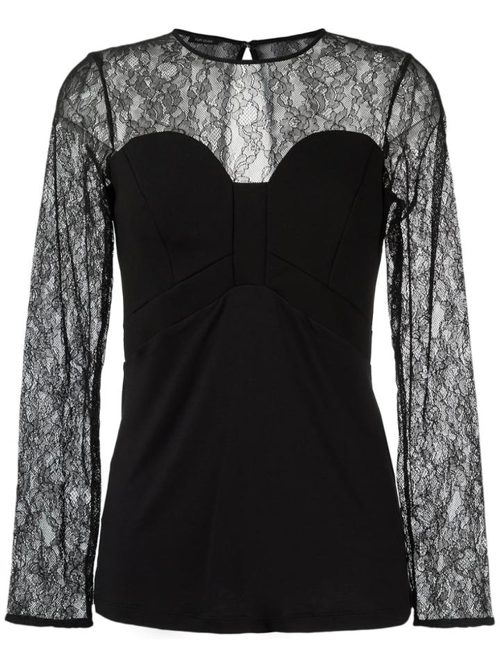 Tufi Duek Lace Panels Blouse - Unavailable