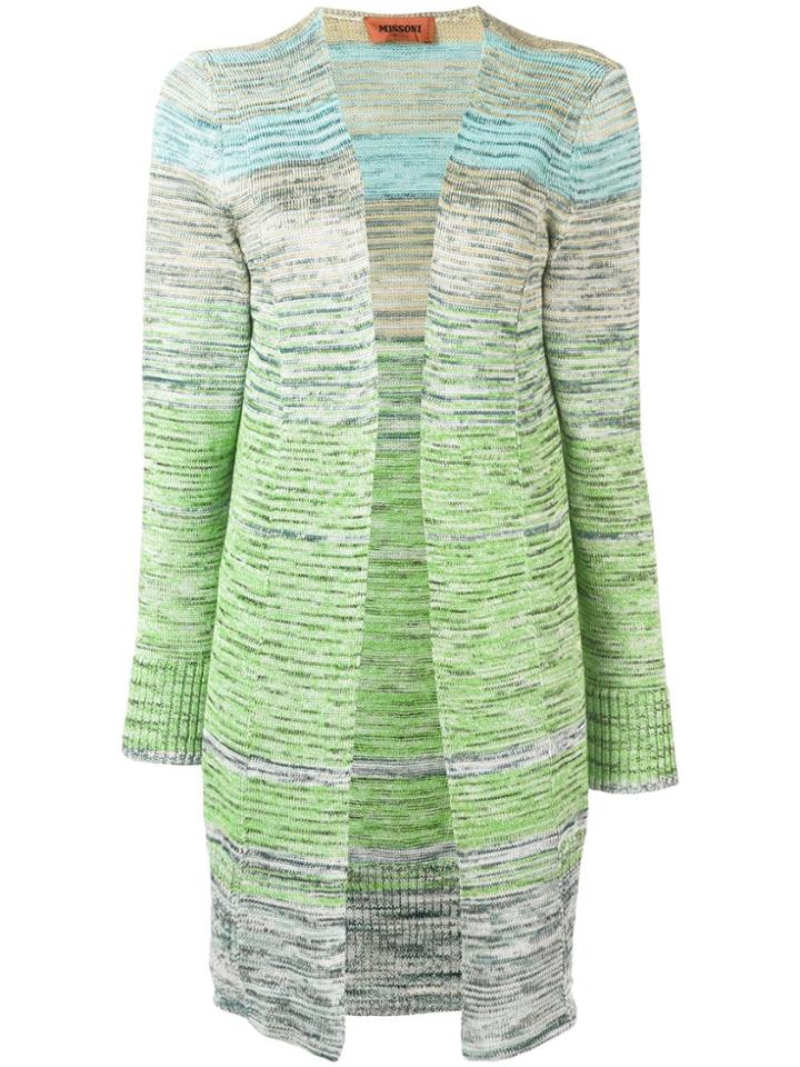 Missoni Knitted Cardi-coat - Green