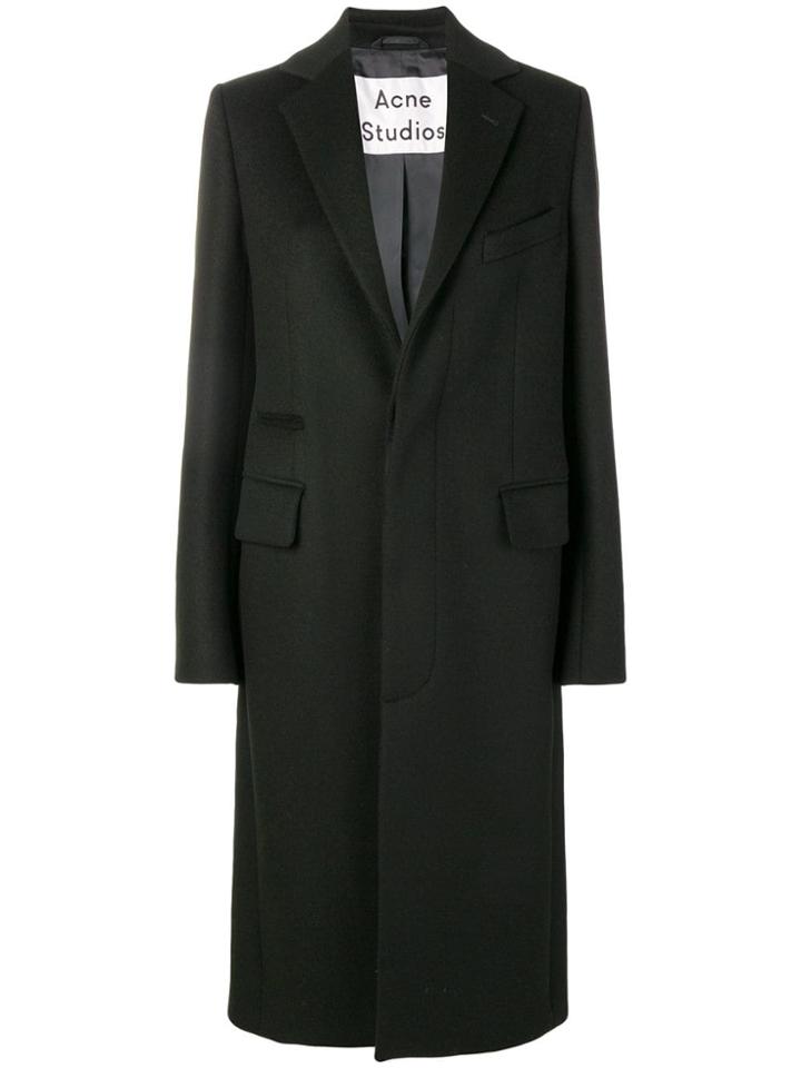 Acne Studios Classic Crombie Coat - Green