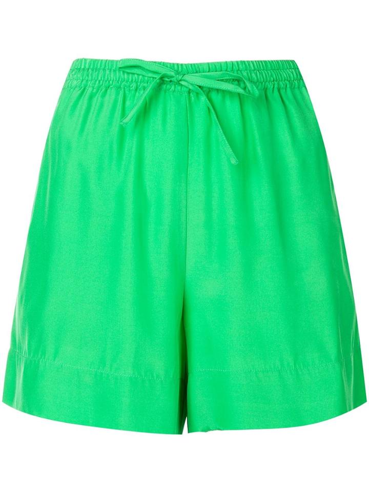 P.a.r.o.s.h. Drawstring Short Shorts - Green