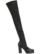 Rick Owens Over The Knee Boots - Black