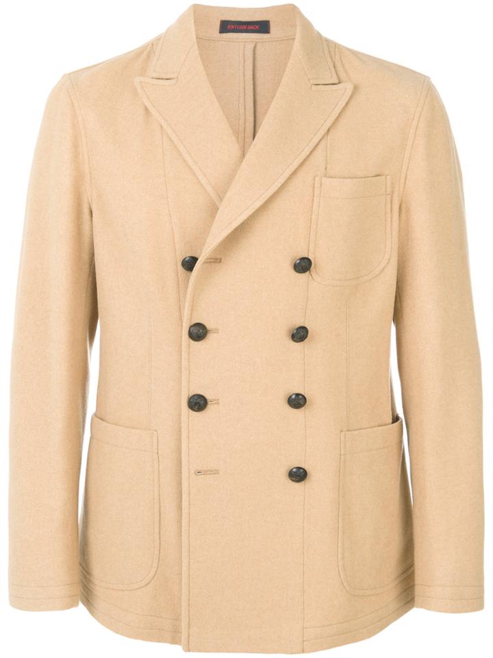 The Gigi Double Breasted Coat - Nude & Neutrals