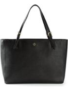 Tory Burch York Buckle Tote, Women's, Black, Leather