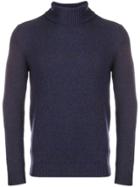 Circolo 1901 Roll-neck Fitted Sweater - Blue