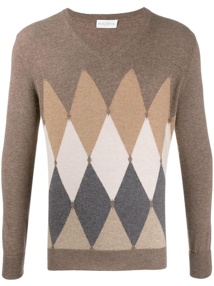 Ballantyne Argyle Jumper - Neutrals