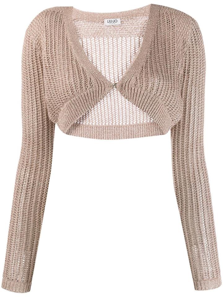 Liu Jo Shawl Cardigan - Neutrals