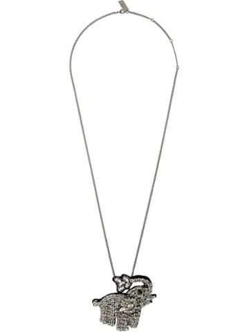 No21 Elephant Pendant Necklace