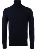 Ami Alexandre Mattiussi - Turtle-neck Jumper - Men - Cashmere/wool - S, Blue, Cashmere/wool